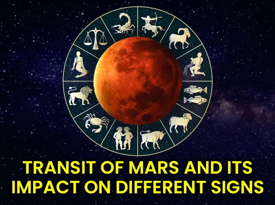 TRANSIT OF MARS AND ITS IMPACT ON DIFFERENT SIGNS