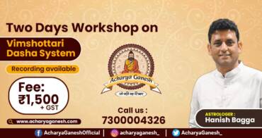 Two days Workshop on Vimshottari Dasha